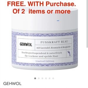 Gehwol Fusskraft Blue  Foot Cream brand new excellent for repairing the feet